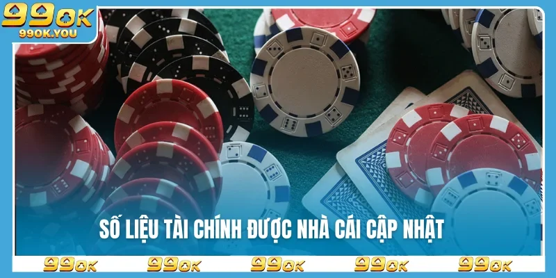 Số liệu tài chính được nhà cái cập nhật