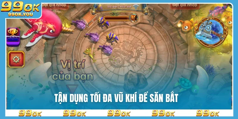 Tận dụng tối đa vũ khí để săn bắt